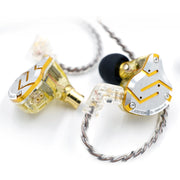 KZ ZS10 Pro 10-unit Ring Iron Gaming In-ear Wired Earphone, Mic Version(Glare Gold)