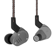 KZ ZSA Ring Iron Hybrid Drive Sport In-ear Wired Earphone, Standard Version(Grey)