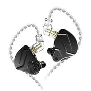 KZ ZSN Pro X Ring Iron Hybrid Drive Metal In-ear Wired Earphone, Standard Version(Black)