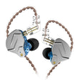 KZ ZSN Pro Ring Iron Hybrid Drive Metal In-ear Wired Earphone, Standard Version(Blue) - free shipping - PMC TechLife - Order now!
