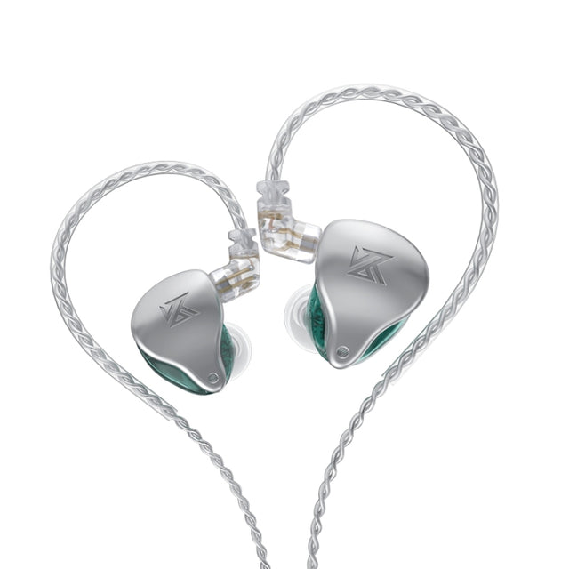 KZ AST 24-unit Balance Armature Monitor HiFi In-Ear Wired Earphone No Mic(Green)