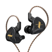 KZ EDX Dynamic Monitor HiFi In-Ear Wired Earphone No Mic(Black)