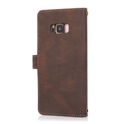 For Samsung Galaxy S8 PU + TPU Horizontal Flip Leather Case with Holder & Card Slot & Wallet & Lanyard(Brown)