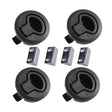 A5661 4 PCS RV / Yacht Flush Pull Slam Latch - Locks & Hasps by PMC TechLife | Online Shopping South Africa | PMC TechLife | Buy Now Pay Later Mobicred