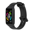 For Huawei Band 6 / Honor Band 6 / 7 MIJOBS Universal Breathable Silicone Watch Band(Black) - Watch Bands by MIJOBS