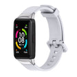 For Huawei Band 6 / Honor Band 6 / 7 MIJOBS Universal Breathable Silicone Watch Band(Grey) - Watch Bands by MIJOBS