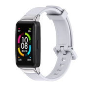 For Huawei Band 6 / Honor Band 6 / 7 MIJOBS Universal Breathable Silicone Watch Band(Grey) - Watch Bands by MIJOBS