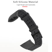 For Honor Band 4 / 5 MIJOBS Breathable Silicone Watch Band with Hole(Grey) - Watch Bands by MIJOBS