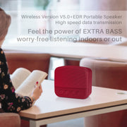 New Rixing NR-101 Mini TWS Bluetooth Speaker(Blue)