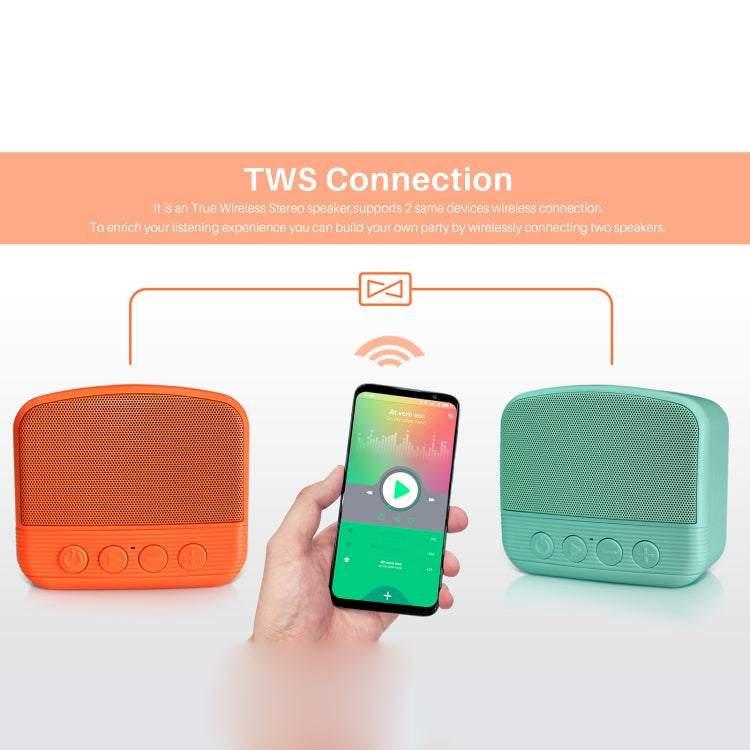 New Rixing NR-101 Mini TWS Bluetooth Speaker(Blue)