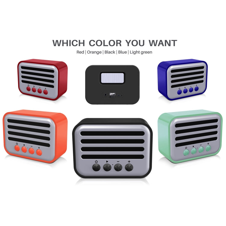 New Rixing NR-102 Mini TWS Bluetooth Speaker(Light Green)