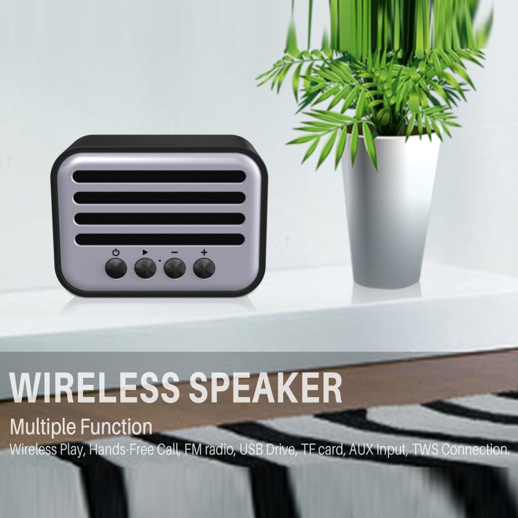 New Rixing NR-102 Mini TWS Bluetooth Speaker(Light Green)