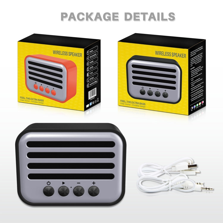 New Rixing NR-102 Mini TWS Bluetooth Speaker(Orange)