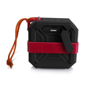 New Rixing NR-103 Mini TWS Bluetooth Speaker with Lanyard(Red)