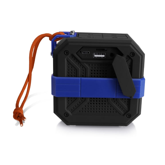 New Rixing NR-103 Mini TWS Bluetooth Speaker with Lanyard(Blue)
