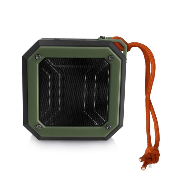 New Rixing NR-103 Mini TWS Bluetooth Speaker with Lanyard(Green)