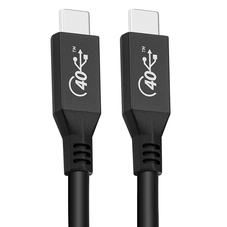 100W USB-C / Type-C 4.0 Male to USB-C / Type-C 4.0 Male Full-function Data Cable for Thunderbolt 3, Cable Length:1m