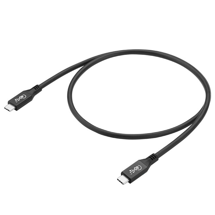 100W USB-C / Type-C 4.0 Male to USB-C / Type-C 4.0 Male Full-function Data Cable for Thunderbolt 3, Cable Length:1m