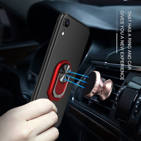 Universal Sticky 360-degree Rotatable Magnetic Ring Holder(Sky Blue)