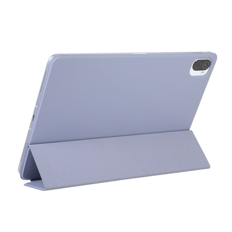 For Xiaomi Pad 5 / Pad 5 Pro Solid Color Magnetic Buckle Horizontal Flip Leather Case with Holder(Black)