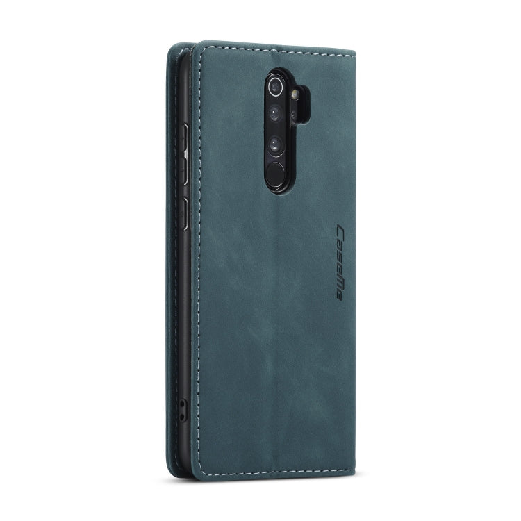 For Xiaomi Redmi Note 8 Pro CaseMe-013 Multifunctional Horizontal Flip Leather Case with Card Slot & Holder & Wallet(Blue)