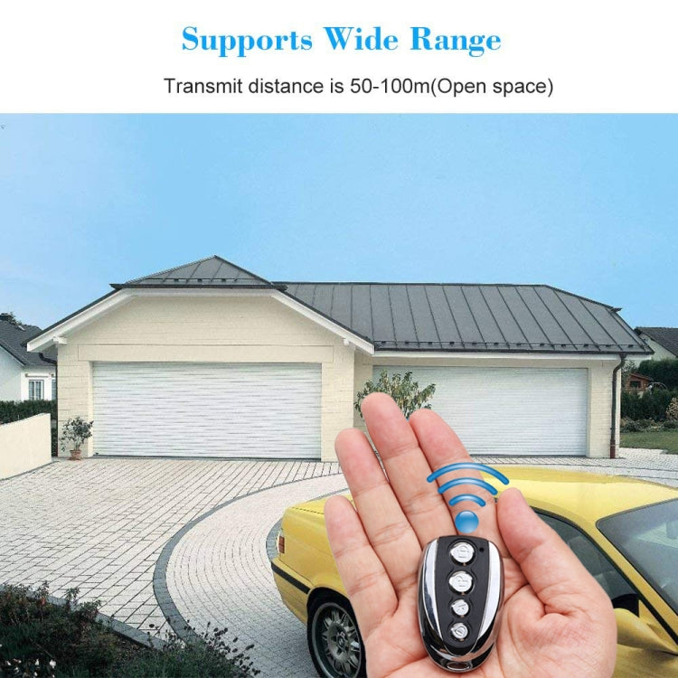 K18 Universal U-shaped Copy Electric Rolling Shutter Door Gate Garage Remote Controller, Frequency:315MHZ