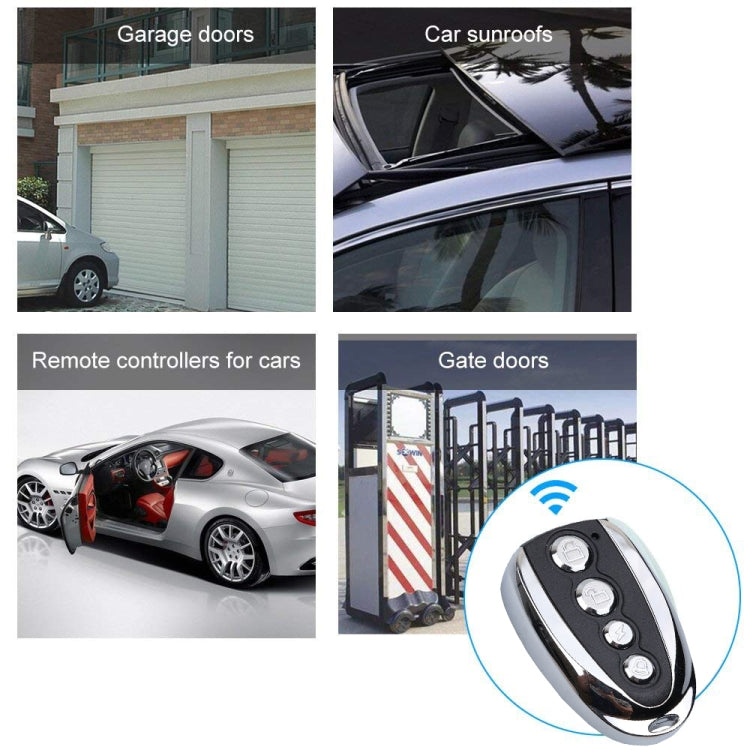 K18 Universal U-shaped Copy Electric Rolling Shutter Door Gate Garage Remote Controller, Frequency:315MHZ