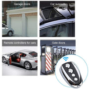K18 Universal U-shaped Copy Electric Rolling Shutter Door Gate Garage Remote Controller, Frequency:315MHZ