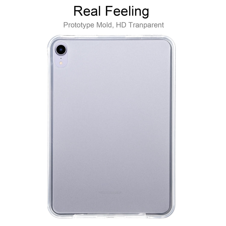 For iPad mini 2024 / mini 6 3mm Transparent TPU Soft Protective Tablet Case