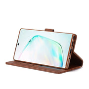 For Galaxy Note 10 Plus LC.IMEEKE Calf Texture Horizontal Flip Leather Case, with Holder & Card Slots & Wallet(Brown)