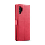 For Galaxy Note 10 Plus LC.IMEEKE Calf Texture Horizontal Flip Leather Case, with Holder & Card Slots & Wallet(Rose Red)