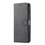 For Galaxy S10 LC.IMEEKE Calf Texture Horizontal Flip Leather Case, with Holder & Card Slots & Wallet(Black)
