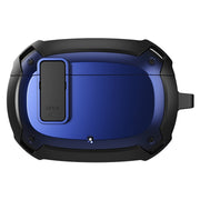 Bumblebee Armor Earphone Protective Case with Switch & Hook For Beats Studio Buds(Black + Blue)
