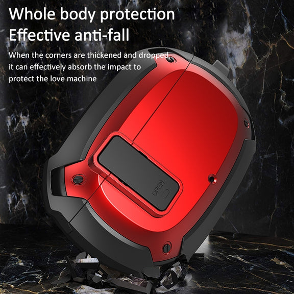 Bumblebee Armor Earphone Protective Case with Switch & Hook For Beats Studio Buds(Black)