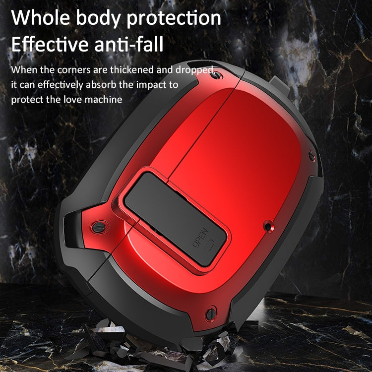 Bumblebee Armor Earphone Protective Case with Switch & Hook For Beats Studio Buds(Black)
