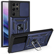 For Samaung Galaxy S22 Ultra 5G Sliding Camera Cover Design TPU+PC Protective Case(Blue) - Galaxy S22 Ultra 5G Cases by PMC TechLife | Online Shopping South Africa | PMC TechLife | Buy Now Pay Later Mobicred