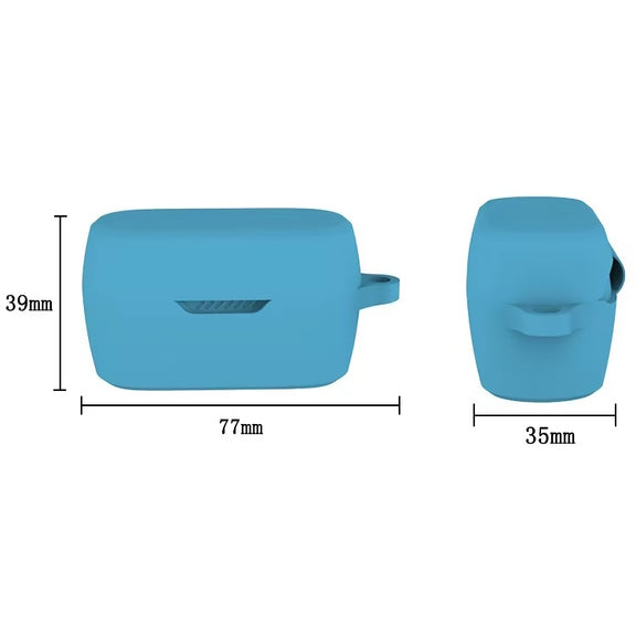 Wireless Earphone Silicone Protective Case with Hook for JBL T280TWS X(Dark Green)