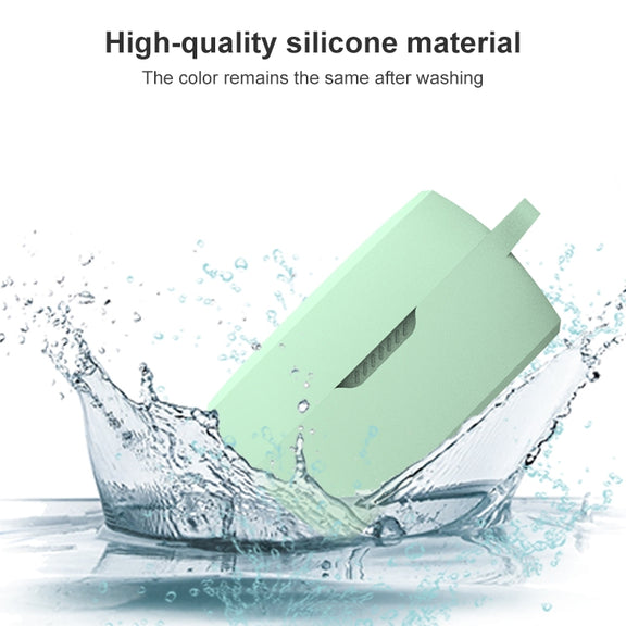 Wireless Earphone Silicone Protective Case with Hook for JBL T280TWS X(Dark Green)