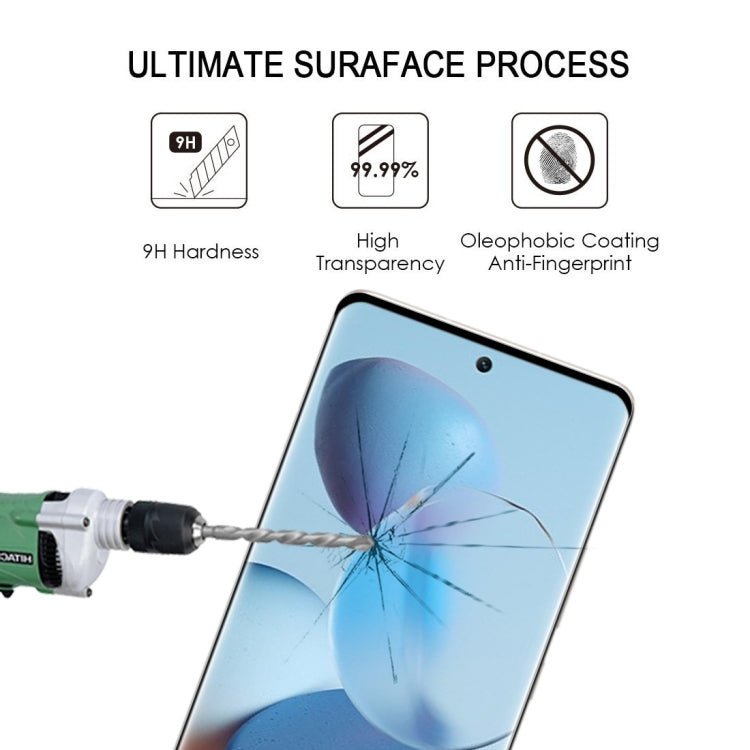 For Xiaomi Civi 25 PCS 3D Curved Edge Full Screen Tempered Glass Film(Black)