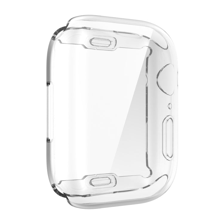 Shockproof TPU All-inclusive Electroplate Protective Case For Apple Watch Series 8 / 7 41mm(Transparent)
