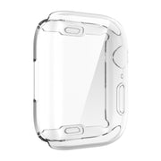 Shockproof TPU All-inclusive Electroplate Protective Case For Apple Watch Series 8 / 7 41mm(Transparent)