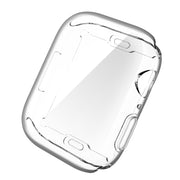 Shockproof TPU All-inclusive Electroplate Protective Case For Apple Watch Series 8 / 7 41mm(Transparent)