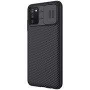 For Samsung Galaxy A03s / A037G NILLKIN Black Mirror Series PC Camshield Full Coverage Dust-proof Scratch Resistant Case(Black)