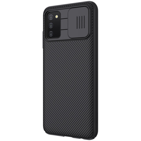 For Samsung Galaxy A03s / A037G NILLKIN Black Mirror Series PC Camshield Full Coverage Dust-proof Scratch Resistant Case(Black)