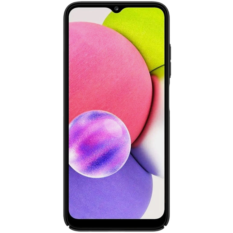 For Samsung Galaxy A03s / A037G NILLKIN Black Mirror Series PC Camshield Full Coverage Dust-proof Scratch Resistant Case(Black)