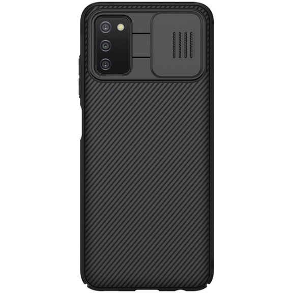 For Samsung Galaxy A03s / A037G NILLKIN Black Mirror Series PC Camshield Full Coverage Dust-proof Scratch Resistant Case(Black)