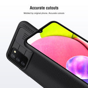 For Samsung Galaxy A03s / A037G NILLKIN Black Mirror Series PC Camshield Full Coverage Dust-proof Scratch Resistant Case(Black)