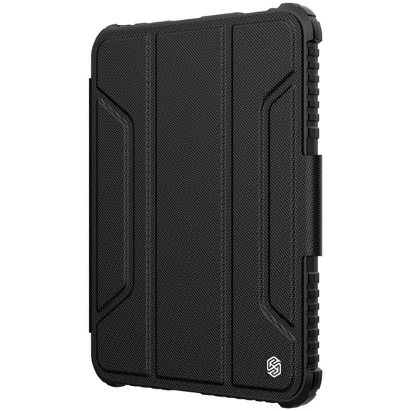 For iPad mini 6 / mini 2024 NILLKIN Bumper Pro Horizontal Flip Tablet Case with Pen Slot & Holder & Sleep / Wake-up Function(Black)