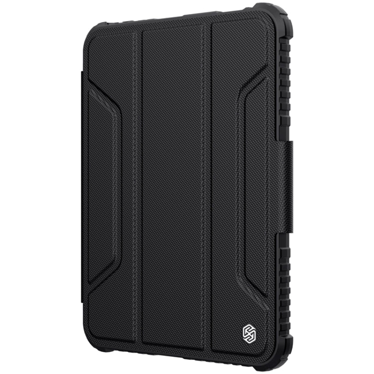 For iPad mini 6 / mini 2024 NILLKIN Bumper Pro Horizontal Flip Tablet Case with Pen Slot & Holder & Sleep / Wake-up Function(Black)