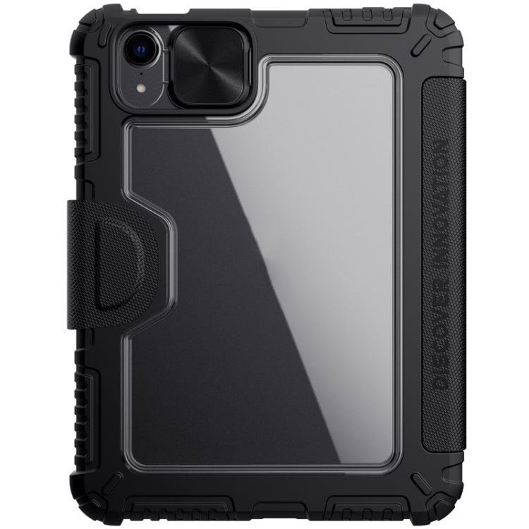For iPad mini 6 / mini 2024 NILLKIN Bumper Pro Horizontal Flip Tablet Case with Pen Slot & Holder & Sleep / Wake-up Function(Black)